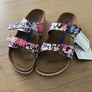 NWT Floral Birkenstocks Size 37